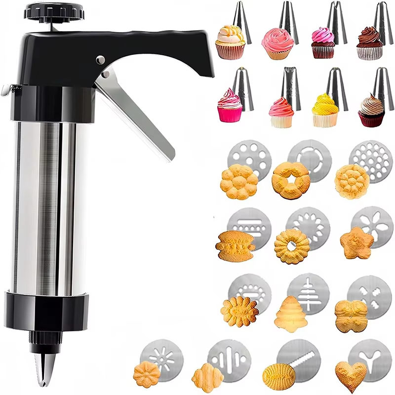 13Pcs/set DIY Manual Cookie Mo – Churros Maker Gun recenzja i cena